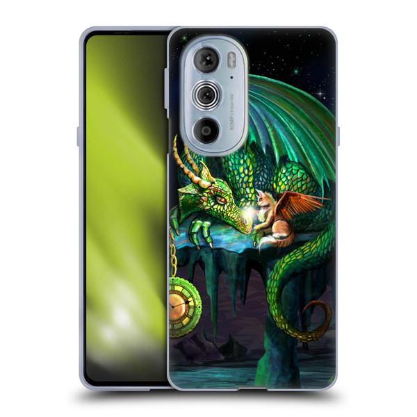 Rose Khan Dragons Green Time Soft Gel Case for Motorola Edge X30