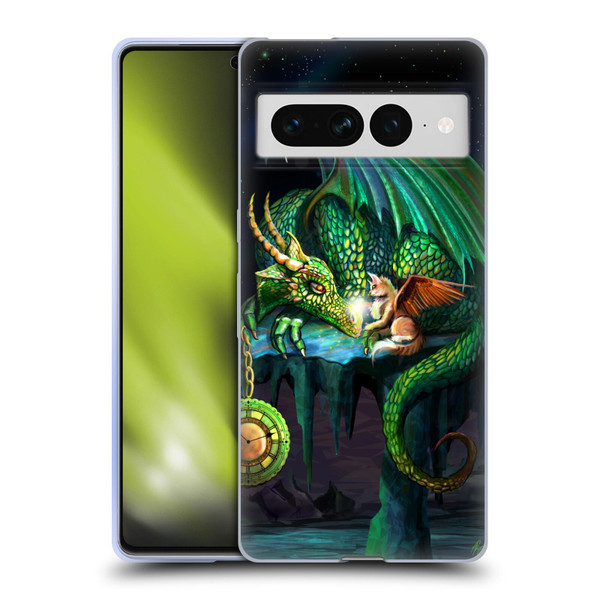 Rose Khan Dragons Green Time Soft Gel Case for Google Pixel 7 Pro