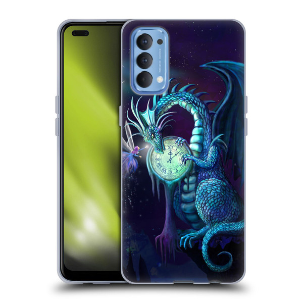 Rose Khan Dragons Blue Time Soft Gel Case for OPPO Reno 4 5G