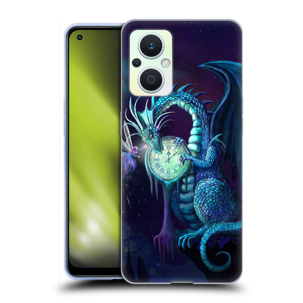 Rose Khan Dragons Blue Time Soft Gel Case for OPPO Reno8 Lite