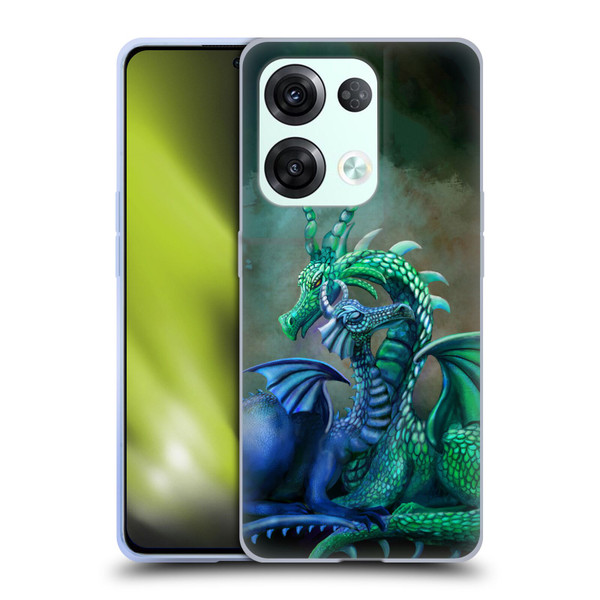 Rose Khan Dragons Green And Blue Soft Gel Case for OPPO Reno8 Pro