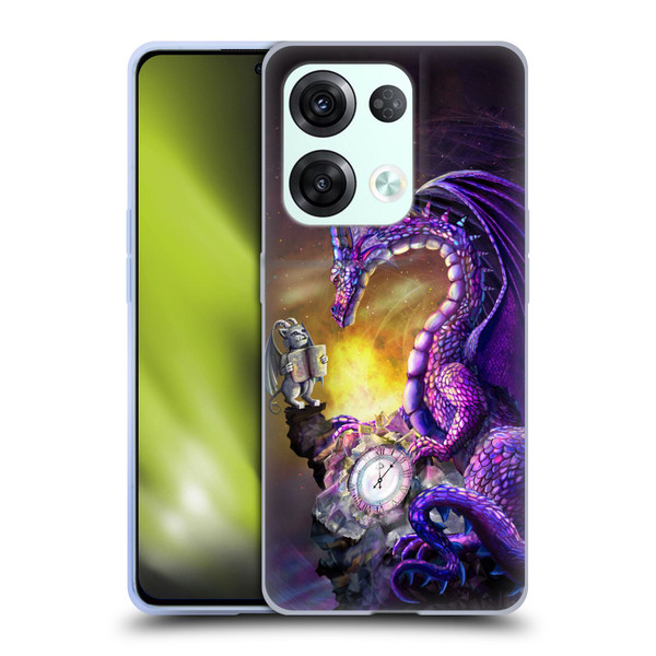 Rose Khan Dragons Purple Time Soft Gel Case for OPPO Reno8 Pro