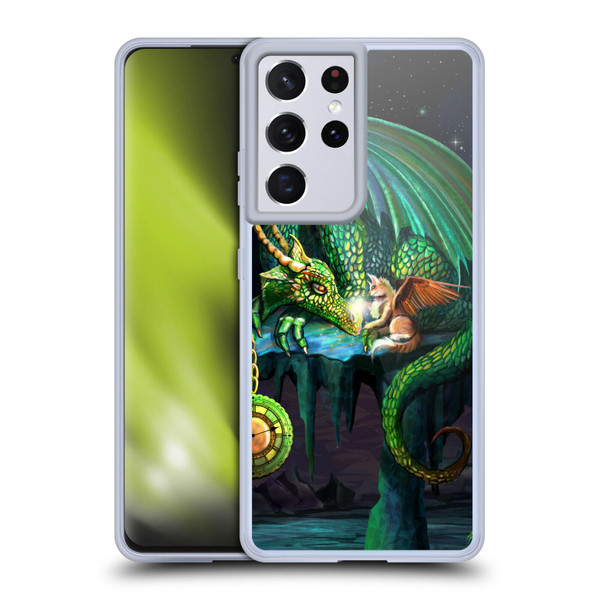 Rose Khan Dragons Green Time Soft Gel Case for Samsung Galaxy S21 Ultra 5G