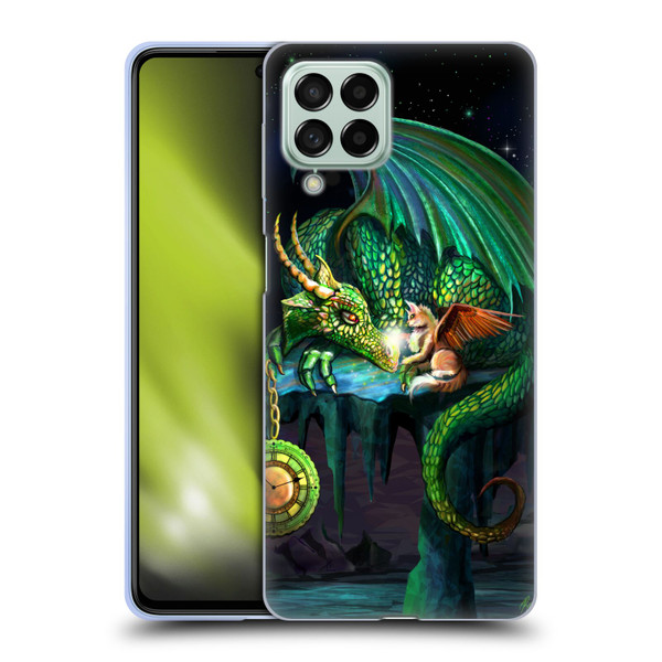 Rose Khan Dragons Green Time Soft Gel Case for Samsung Galaxy M53 (2022)