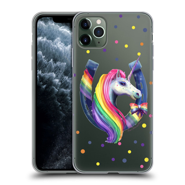 Rose Khan Unicorn Horseshoe Rainbow Soft Gel Case for Apple iPhone 11 Pro Max