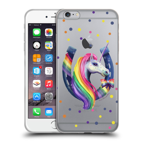 Rose Khan Unicorn Horseshoe Rainbow Soft Gel Case for Apple iPhone 6 Plus / iPhone 6s Plus