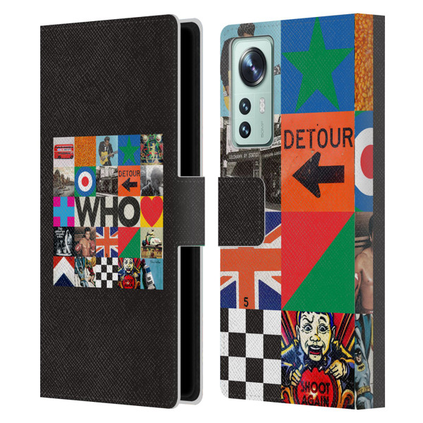 The Who 2019 Album Square Collage Leather Book Wallet Case Cover For Xiaomi 12