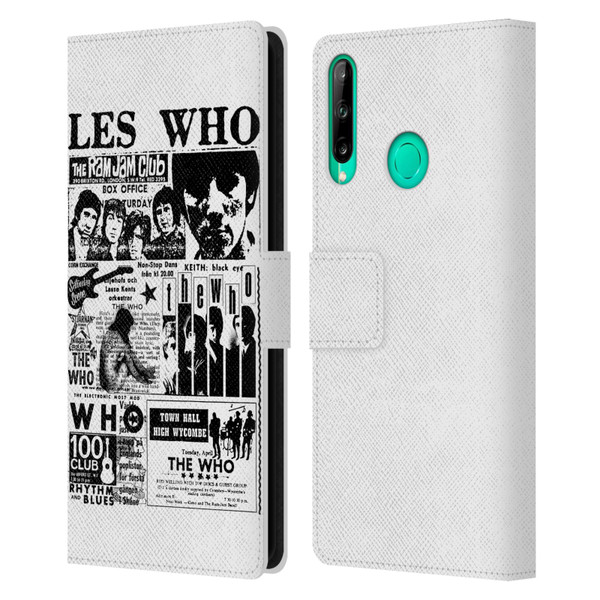 The Who Band Art Les Who Leather Book Wallet Case Cover For Huawei P40 lite E