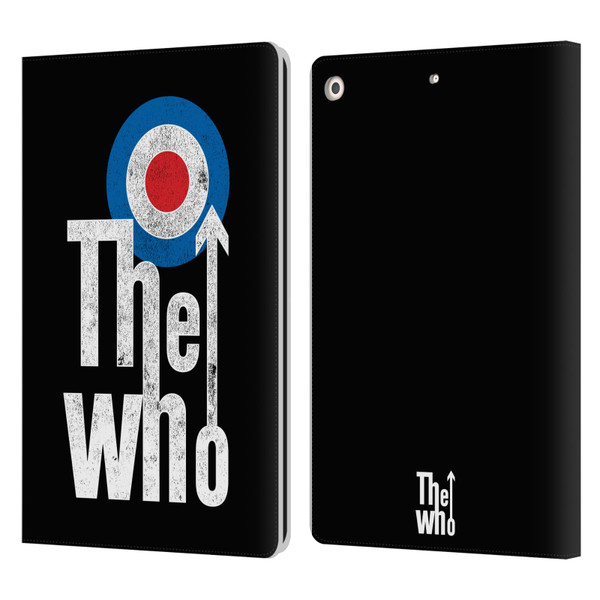 The Who Band Art Classic Target Logo Leather Book Wallet Case Cover For Apple iPad 10.2 2019/2020/2021