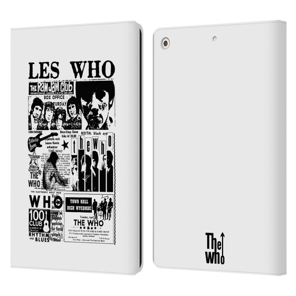 The Who Band Art Les Who Leather Book Wallet Case Cover For Apple iPad 10.2 2019/2020/2021