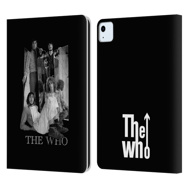 The Who Band Art Mirror Mono Distress Leather Book Wallet Case Cover For Apple iPad Air 11 2020/2022/2024