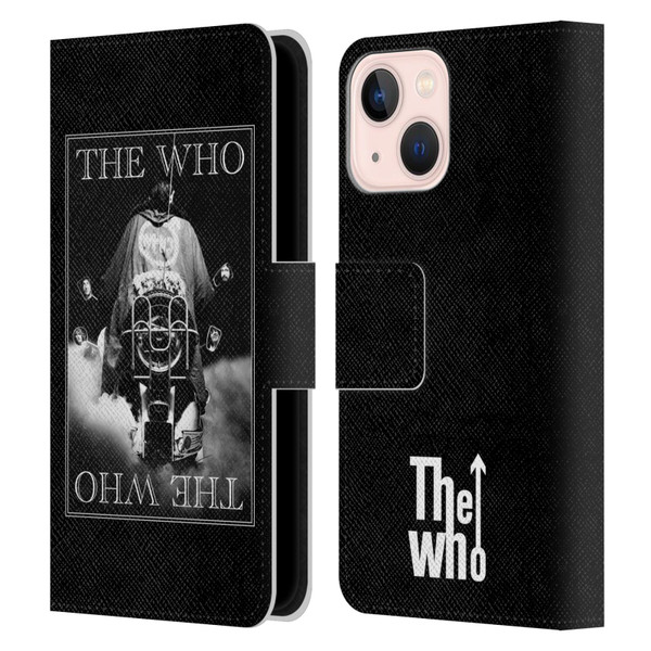 The Who Band Art Quadrophenia Album Leather Book Wallet Case Cover For Apple iPhone 13 Mini