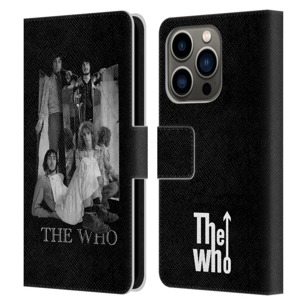 The Who Band Art Mirror Mono Distress Leather Book Wallet Case Cover For Apple iPhone 14 Pro