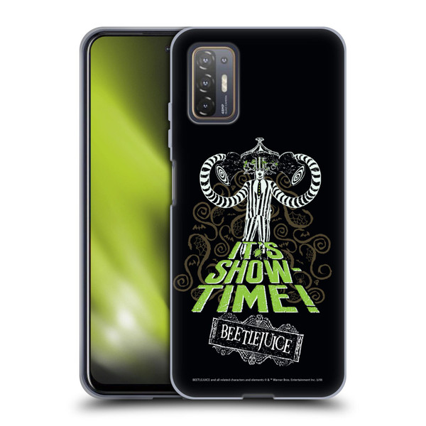 Beetlejuice Graphics Show Time Soft Gel Case for HTC Desire 21 Pro 5G