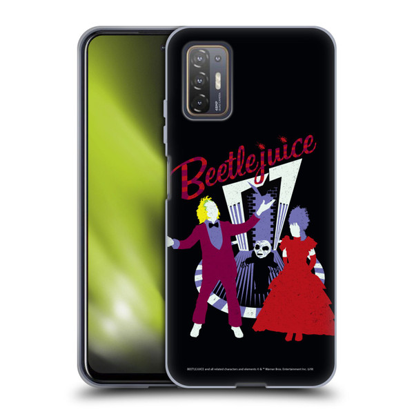 Beetlejuice Graphics Betelgeuse And Lydia Soft Gel Case for HTC Desire 21 Pro 5G