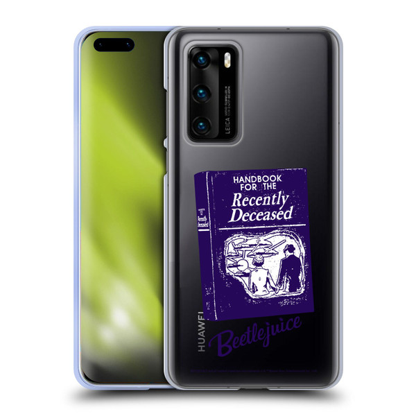 Beetlejuice Graphics Handbook Soft Gel Case for Huawei P40 5G