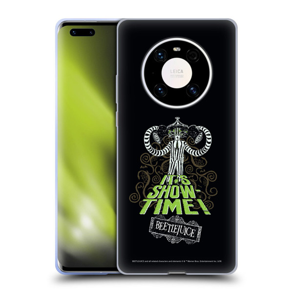 Beetlejuice Graphics Show Time Soft Gel Case for Huawei Mate 40 Pro 5G