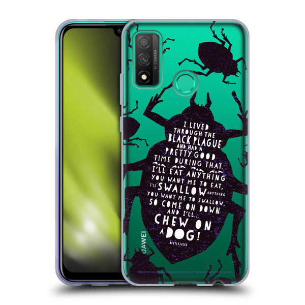 Beetlejuice Graphics Betelgeuse Quote Soft Gel Case for Huawei P Smart (2020)