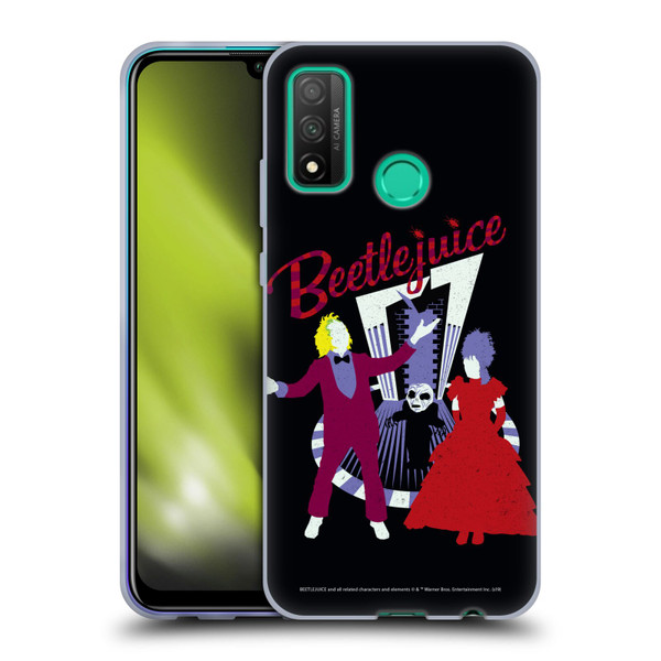 Beetlejuice Graphics Betelgeuse And Lydia Soft Gel Case for Huawei P Smart (2020)