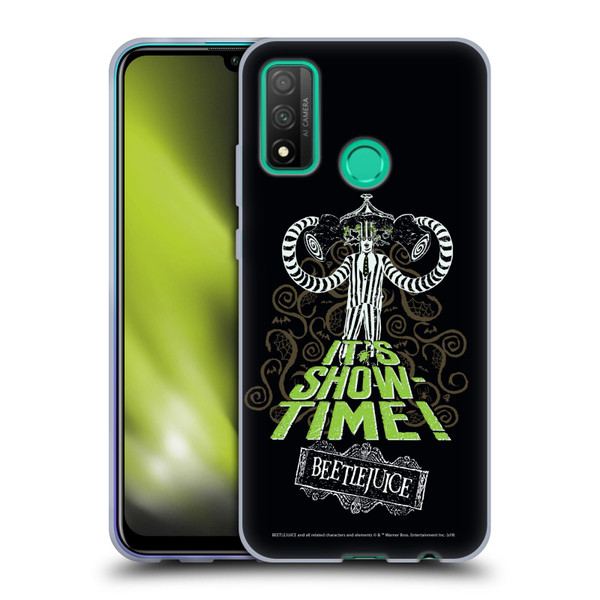 Beetlejuice Graphics Show Time Soft Gel Case for Huawei P Smart (2020)
