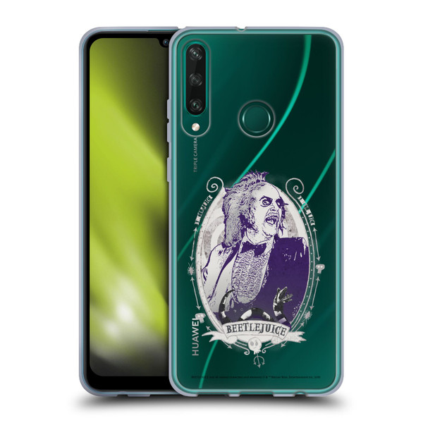 Beetlejuice Graphics Betelgeuse Frame Soft Gel Case for Huawei Y6p