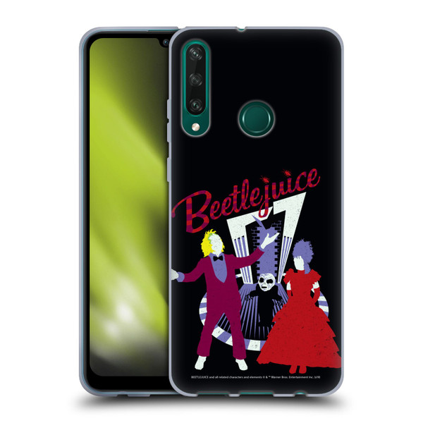 Beetlejuice Graphics Betelgeuse And Lydia Soft Gel Case for Huawei Y6p