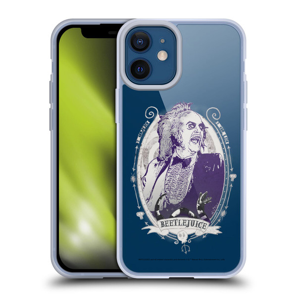 Beetlejuice Graphics Betelgeuse Frame Soft Gel Case for Apple iPhone 12 Mini