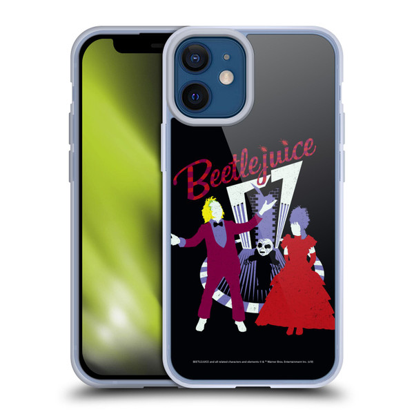 Beetlejuice Graphics Betelgeuse And Lydia Soft Gel Case for Apple iPhone 12 Mini