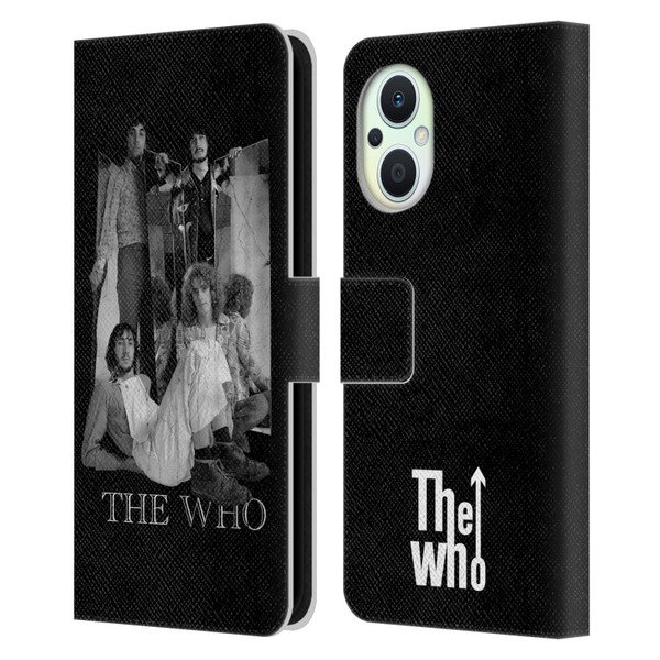 The Who Band Art Mirror Mono Distress Leather Book Wallet Case Cover For OPPO Reno8 Lite