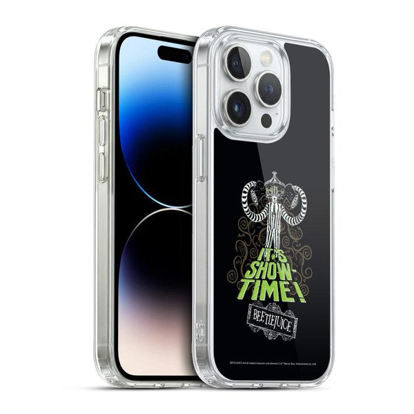 Beetlejuice Graphics Show Time Soft Gel Case for Apple iPhone 13 Pro & MagSafe