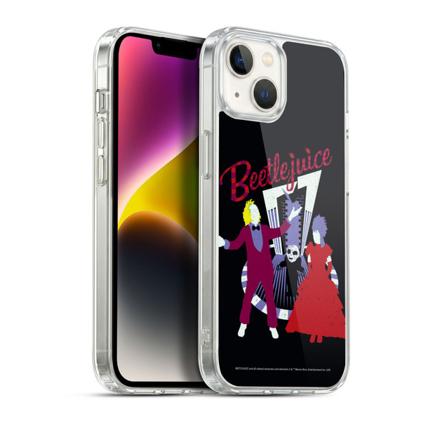 Beetlejuice Graphics Betelgeuse And Lydia Soft Gel Case for Apple iPhone 14 Plus & MagSafe