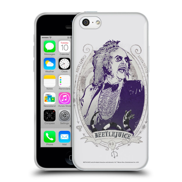 Beetlejuice Graphics Betelgeuse Frame Soft Gel Case for Apple iPhone 5c