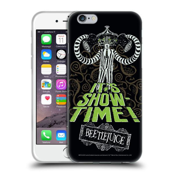 Beetlejuice Graphics Show Time Soft Gel Case for Apple iPhone 6 / iPhone 6s