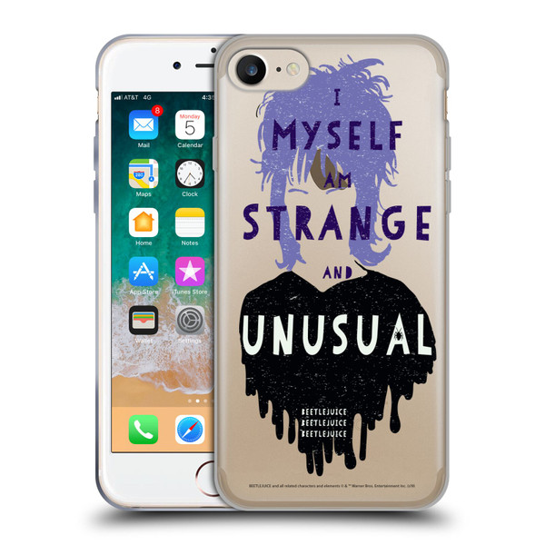 Beetlejuice Graphics Lydia Quote Soft Gel Case for Apple iPhone 7 / 8 / SE 2020 & 2022