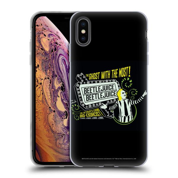 Beetlejuice Graphics Betelgeuse Soft Gel Case for Apple iPhone XS Max