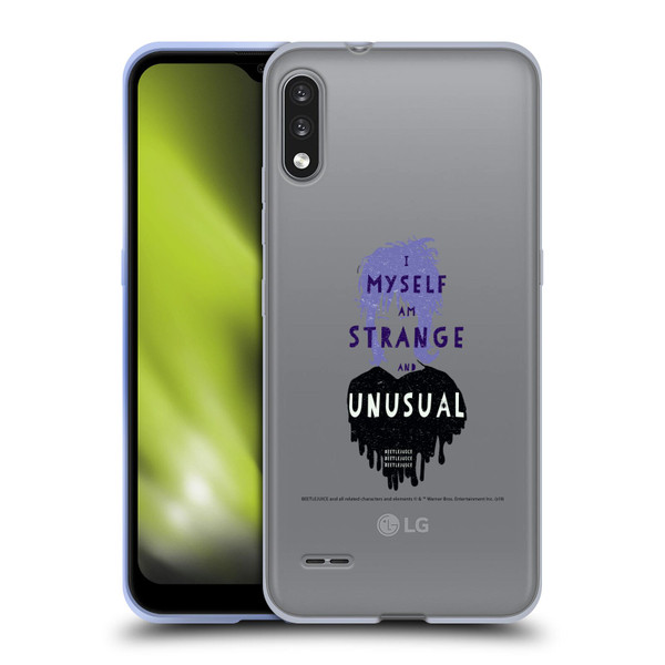 Beetlejuice Graphics Lydia Quote Soft Gel Case for LG K22