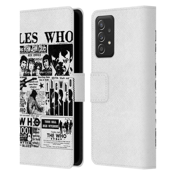 The Who Band Art Les Who Leather Book Wallet Case Cover For Samsung Galaxy A52 / A52s / 5G (2021)