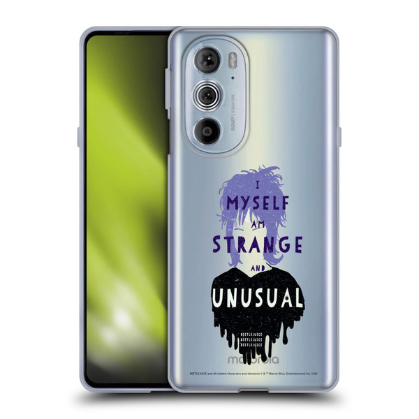 Beetlejuice Graphics Lydia Quote Soft Gel Case for Motorola Edge X30