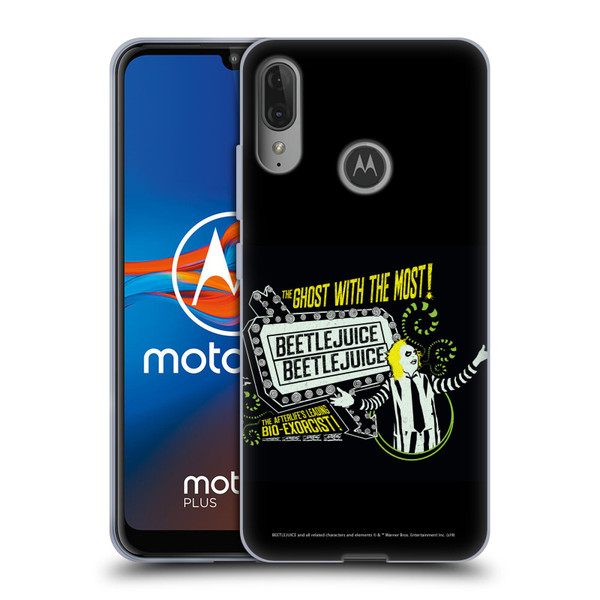 Beetlejuice Graphics Betelgeuse Soft Gel Case for Motorola Moto E6 Plus