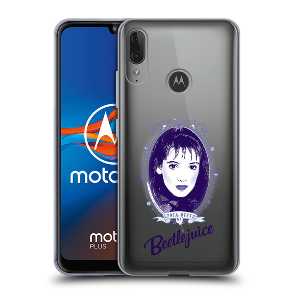 Beetlejuice Graphics Lydia Deetz Soft Gel Case for Motorola Moto E6 Plus