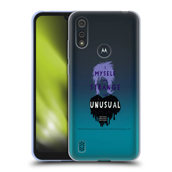 Beetlejuice Graphics Lydia Quote Soft Gel Case for Motorola Moto E6s (2020)