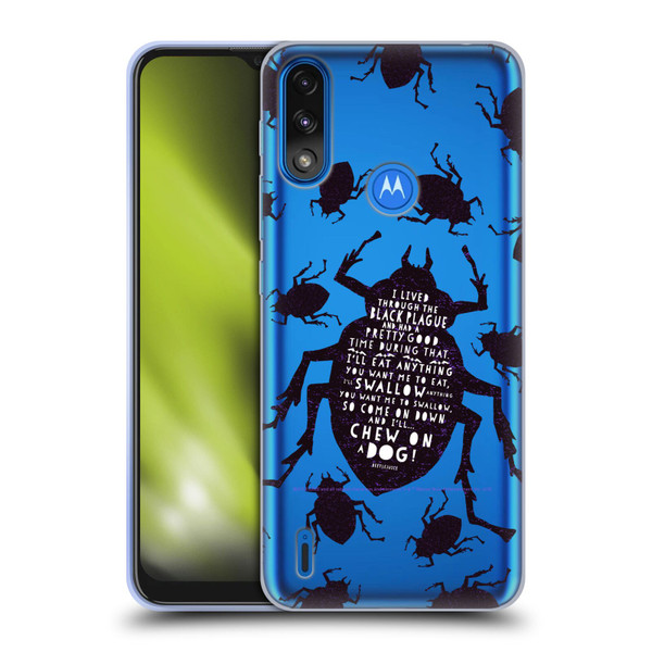 Beetlejuice Graphics Betelgeuse Quote Soft Gel Case for Motorola Moto E7 Power / Moto E7i Power