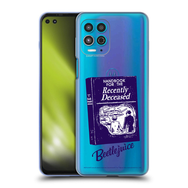 Beetlejuice Graphics Handbook Soft Gel Case for Motorola Moto G100