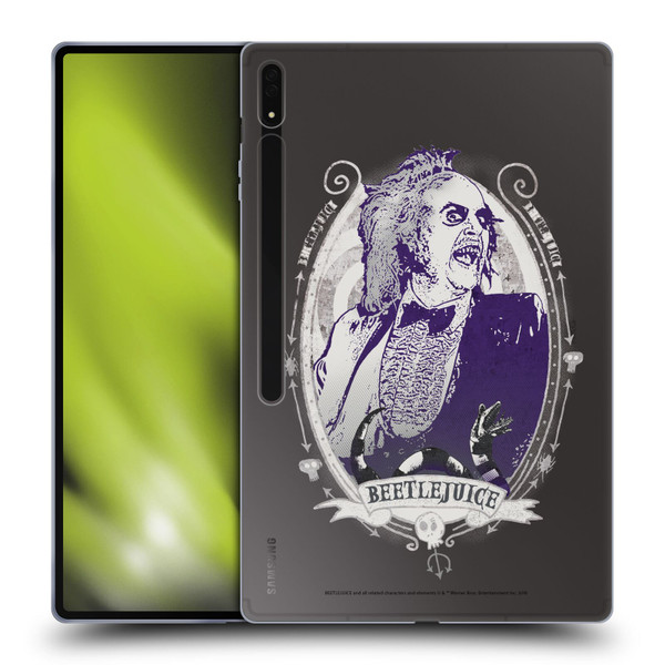 Beetlejuice Graphics Betelgeuse Frame Soft Gel Case for Samsung Galaxy Tab S8 Ultra