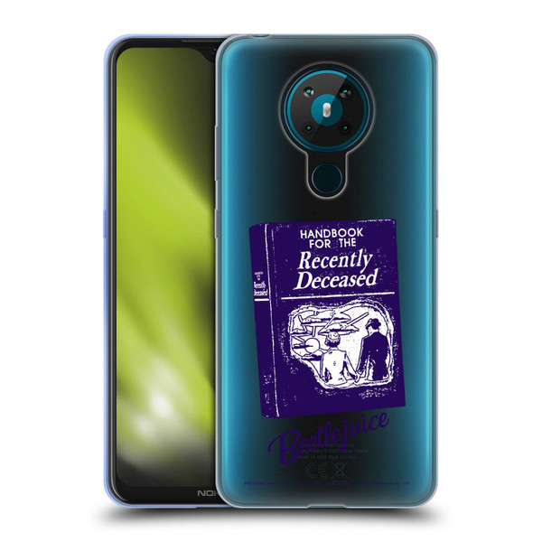 Beetlejuice Graphics Handbook Soft Gel Case for Nokia 5.3