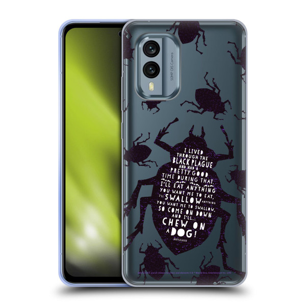 Beetlejuice Graphics Betelgeuse Quote Soft Gel Case for Nokia X30