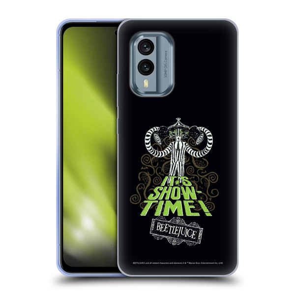 Beetlejuice Graphics Show Time Soft Gel Case for Nokia X30