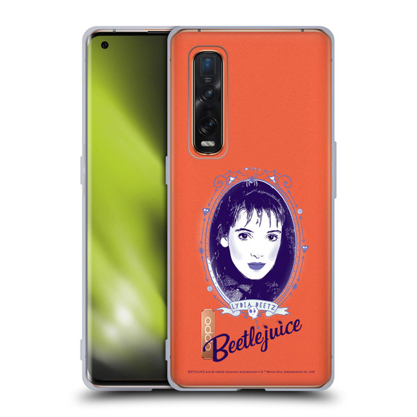 Beetlejuice Graphics Lydia Deetz Soft Gel Case for OPPO Find X2 Pro 5G