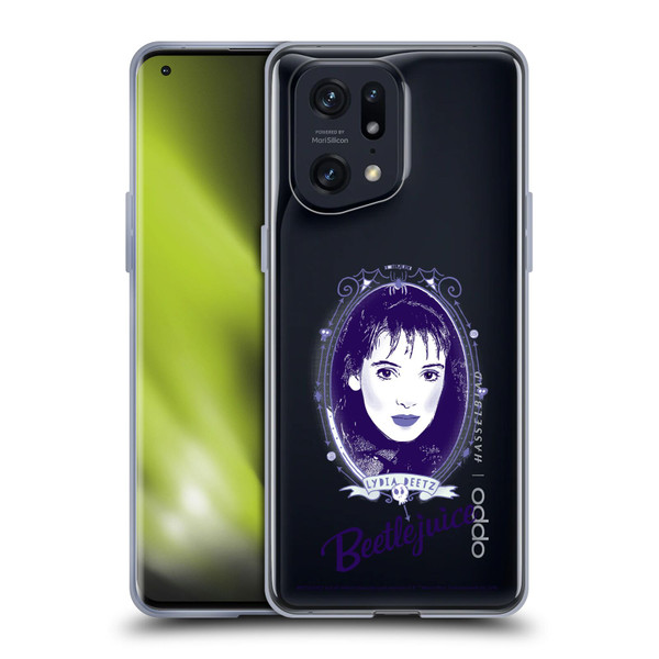 Beetlejuice Graphics Lydia Deetz Soft Gel Case for OPPO Find X5 Pro