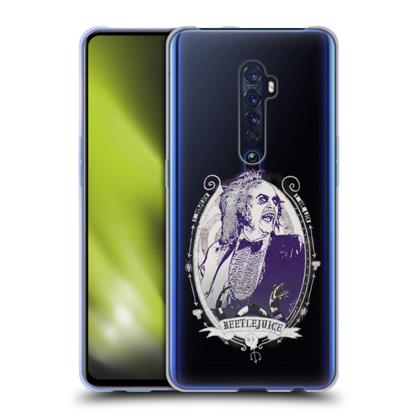 Beetlejuice Graphics Betelgeuse Frame Soft Gel Case for OPPO Reno 2